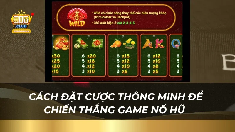 Cách đặt cược thông minh để chiến thắng game nổ hũ